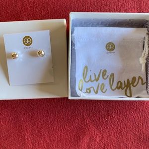 Gorjana silver stud earrings